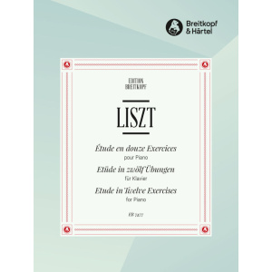 LISZT - Étude en douze Exercices