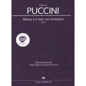 PUCCINI - Messa a 4 Voci con Orchestra SC 6