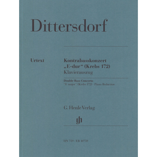 DITTERSDORF - Double Bass Concerto “in E major” [D major] Krebs 172