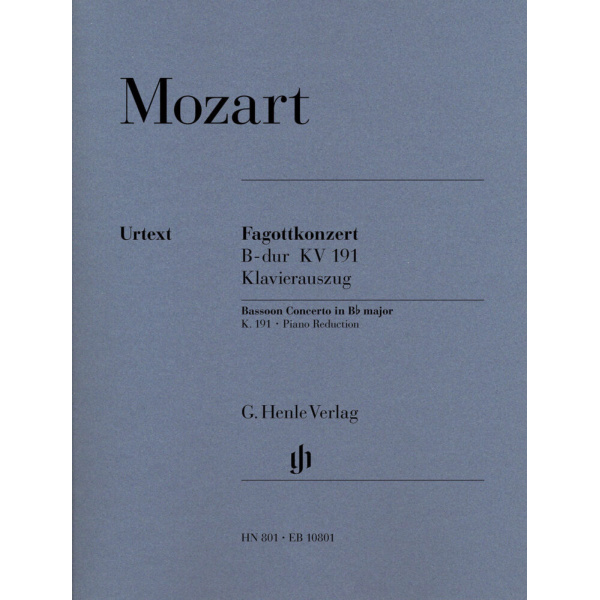 MOZART - Bassoon Concerto in B flat major K. 191 (186e)