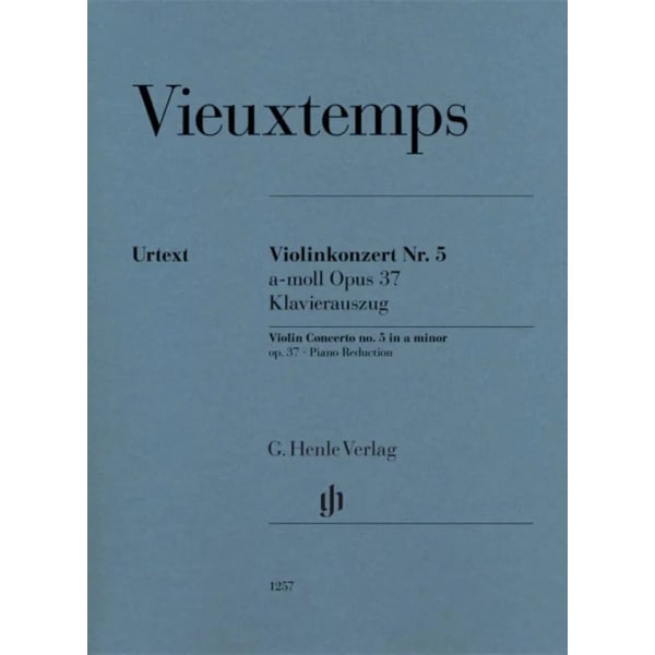 VIEUXTEMPS - Violin Concerto no.5 in a minor op.37