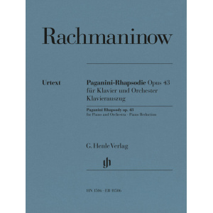 RACHMANINOW - Rapsodie sur un thème de Paganini op. 43