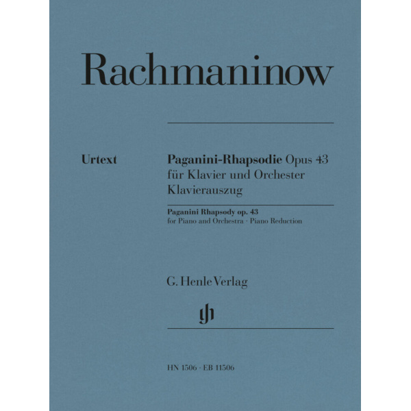 RACHMANINOW - Rapsodie sur un thème de Paganini op. 43