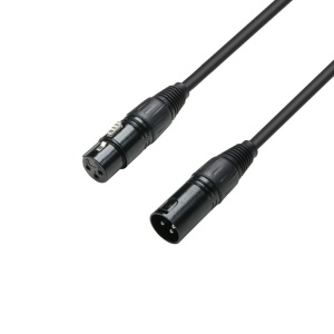 ADAM HALL 3 STARS CAVO DMX XLR3 MV - XLR3 FV - 30m - BLACK