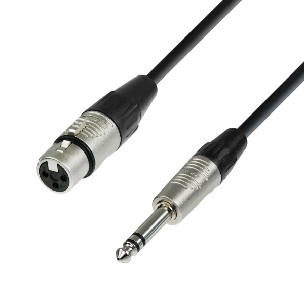 ADAM HALL K4BFV0030 CAVO AUDIO REAN XLR FEMMINA / JACK STEREO DA 6