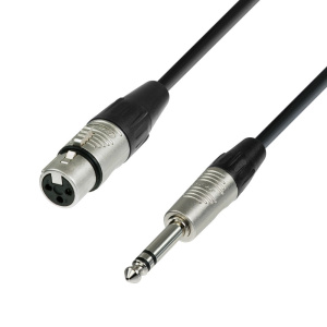 ADAM HALL K4BFV1000 CAVO AUDIO REAN XLR FEMMINA / JACK STEREO DA 6