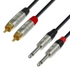 ADAM HALL K4TPC0300 CAVO AUDIO REAN 2 X RCA MASCHIO A 2 X JACK MONO DA 6