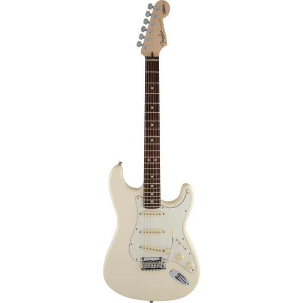 FENDER JEFF BECK STATOCASTER RW OLYMPIC WHITE
