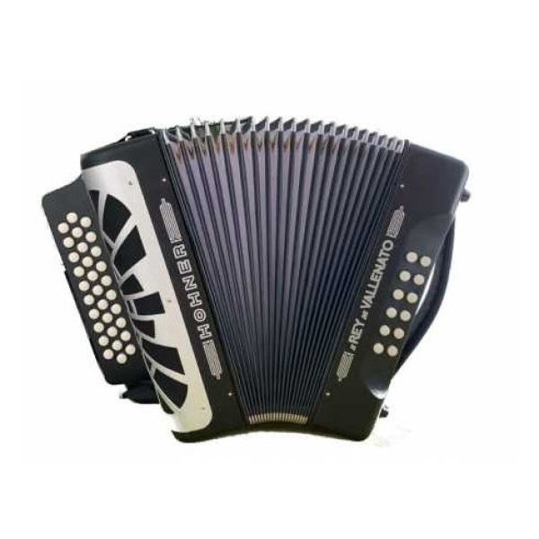 HOHNER EL REY DEL VALLENATO BBEBAB NERO SILVER GRILL