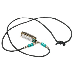 HOHNER MINI HARP NECKLACE LIGHT BLUE