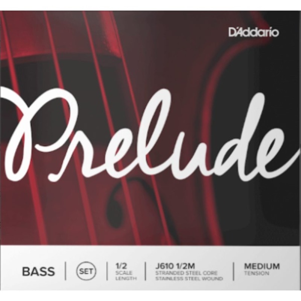 D'Addario J610  1/2 Set Corde Contrabbasso Prelude Media