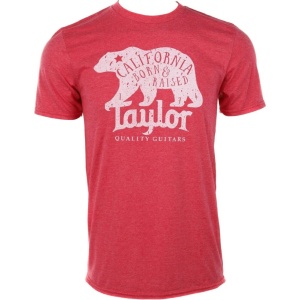 CALIFORNIA BEAR T-SHIRT SMALL ROSSA