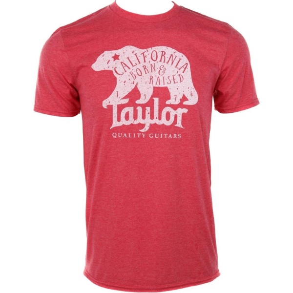 CALIFORNIA BEAR T-SHIRT X-LARGE ROSSA