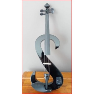 BRUCK VIOLA ELETTRICA S-SHAPE 16'' Black completa