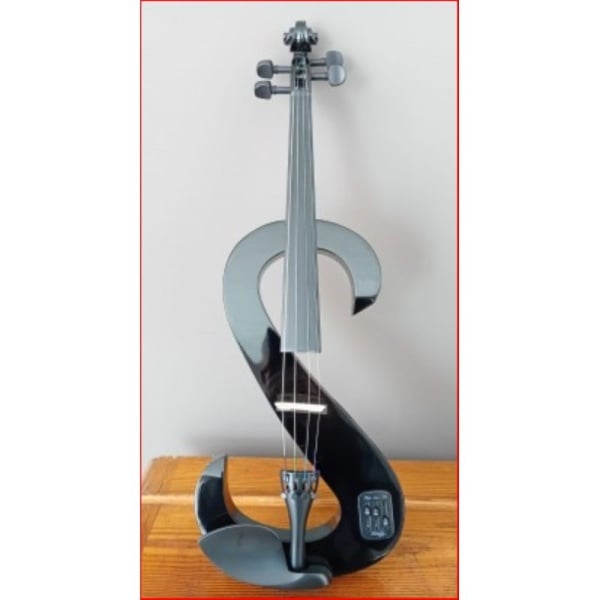 BRUCK VIOLA ELETTRICA S-SHAPE 16'' Black completa
