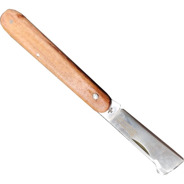 Solution 102A Coltello Richiudibile con Manico in Ciliegio per Ance Oboe