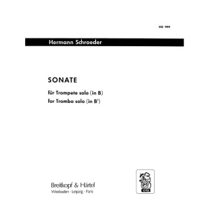 SCHROEDER - Sonata for Trumpet solo