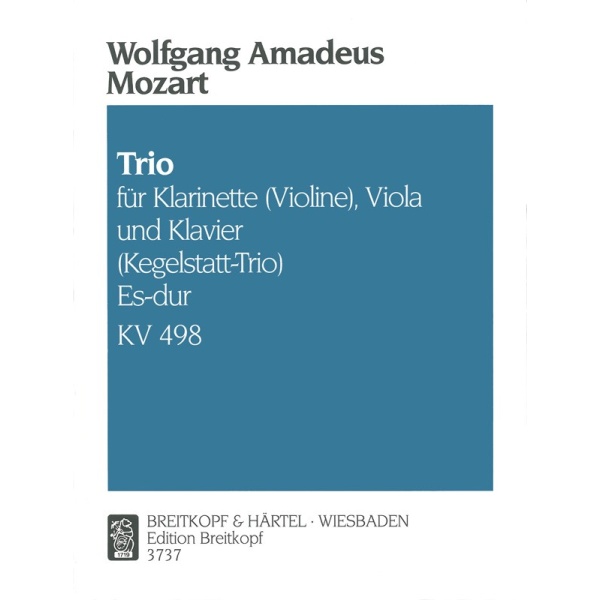 MOZART - Trio in Eb major K. 498