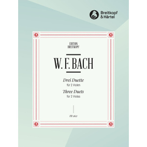 BACH WILHELM - 3 Duets