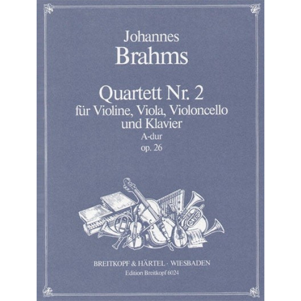 BRAHMS - Piano Quartet No. 2 in A major Op. 26