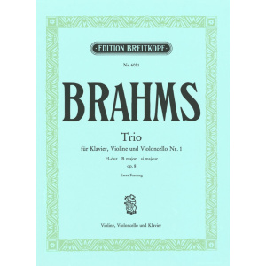 BRAHMS - Piano Trio No. 1 in B major Op. 8