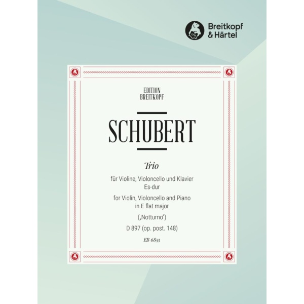 SCHUBERT - Notturno in E flat major D 897 [Op. posth. 148]