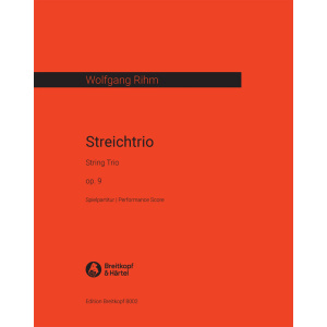 RIHM - String Trio Op. 9