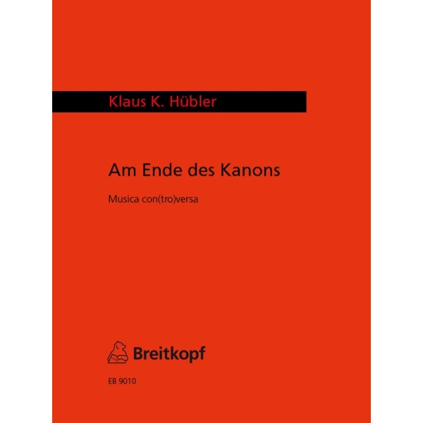HUBLER - Am Ende des Kanons