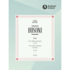 BUSONI - Duet in E minor K 156