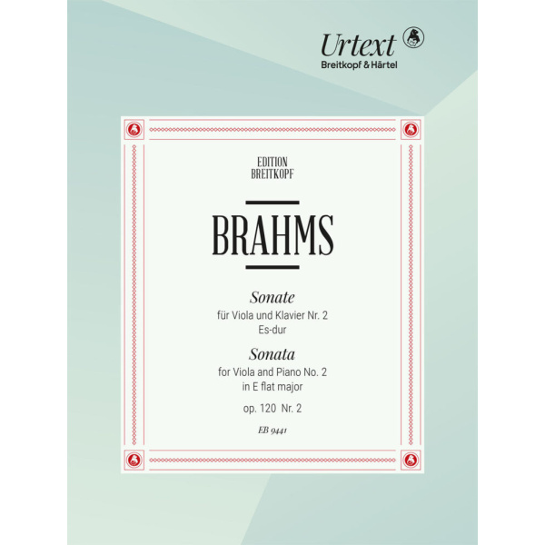 BRAHMS - Sonata No. 2 in E flat major Op. 120/2