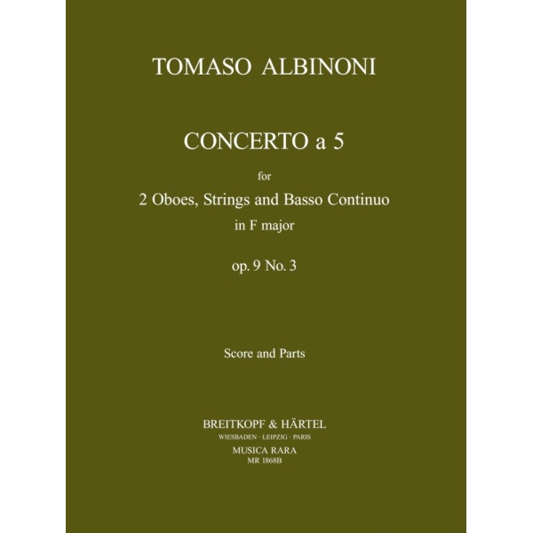 ALBINONI - Concerto a 5 in F major Op. 9/3