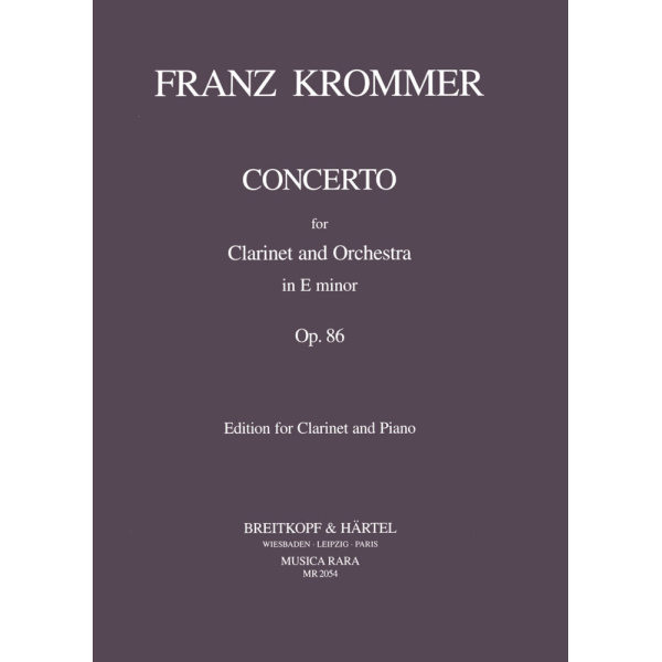 KROMMER - Concerto in e minor Op. 86
