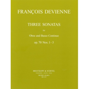 DEVIENNE - 3 Sonatas Op. 70