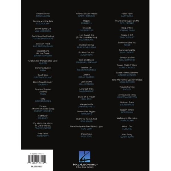 AAVV FIRST 50 PIANO BAR SONGS YOU SHOULD PLAY