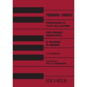 CHIERICI PRONTUARIO DI TUTTI GLI ACCORDI PER PIANO