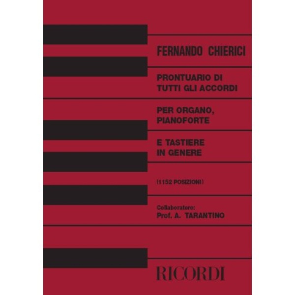 CHIERICI PRONTUARIO DI TUTTI GLI ACCORDI PER PIANO