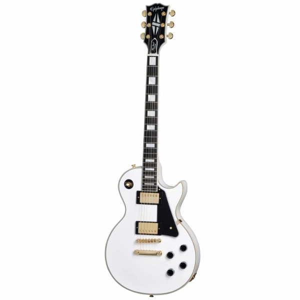 EPIPHONE INSPIRED BY GIBSON CUSTOM SHOP LES PAUL CUSTOM ALPINE WHITE