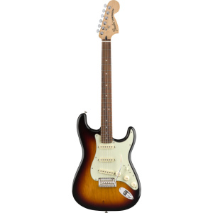 FENDER DELUXE ROADHOUSE STRAT PF 3 COLOR SUNBURST