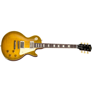 GIBSON '59 LES PAUL STANDARD REISSUE HEAVY AGED GREEN LEMON FADE