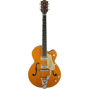 GRETSCH G6120T-59 VINTAGE SELECT EDITION '59 CHET ATKINS HOLLOW BODY W/BIGSBY TV JONES VINTAGE ORANGE STAIN LACQUER