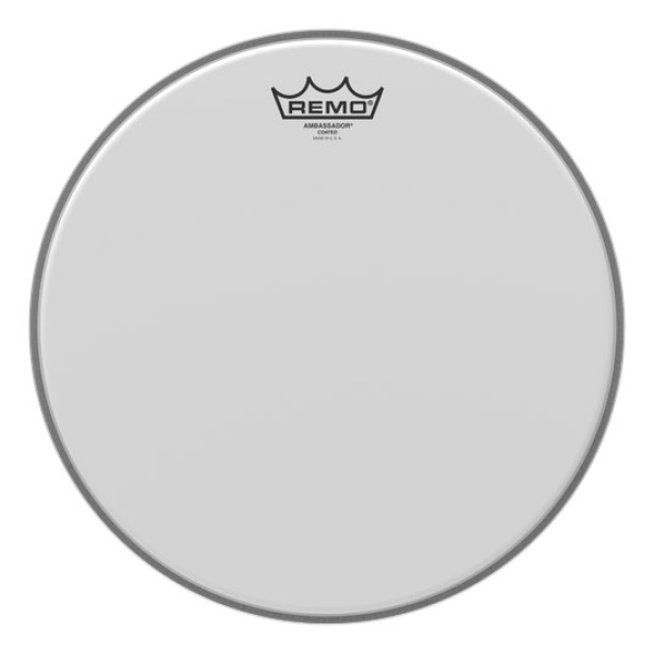 PELLE REMO AMBASSADOR 13" SABBIATA PER TOM/RULLANTE BA-0113-00