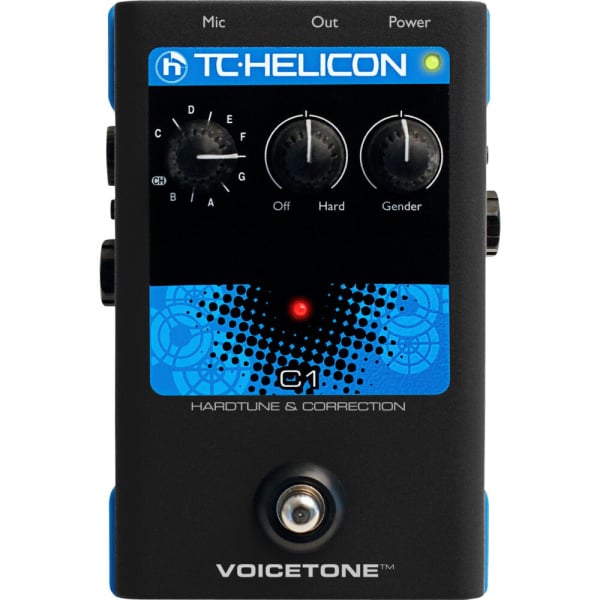 TC-HELICON VOICETONE C1 VOCAL PROCESSOR PEDAL