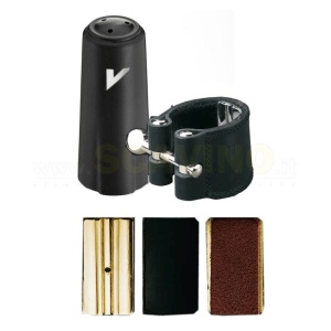 Vandoren LC22P Legatura in Pelle per Clarinetto in Mib