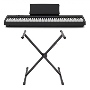 Kawai ES60B Stand Bundle Pianoforte Digitale 88 Tasti con Supporto a X Nero