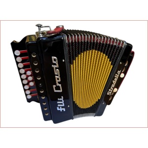 F.LLLI CROSIO FISARMONICA DIATONICA LEGNO 2 BASSI 12 TASTI