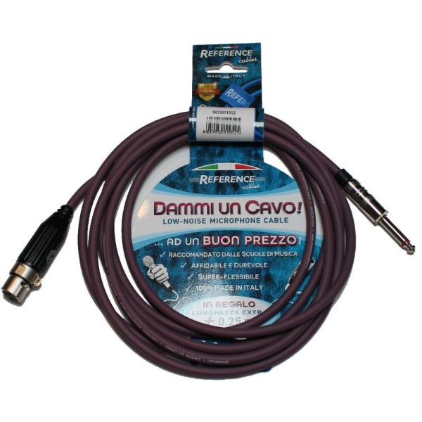 Reference DAMMIUNCAVO-XLRF/JTS-5.25-R Cavo XLRF - Jack 5.25m Lilla Satinato