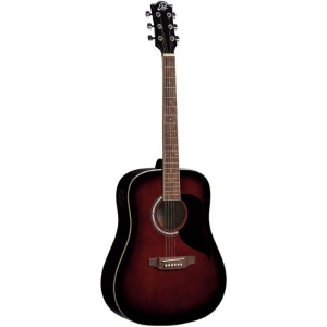Eko Ranger 6 Eq Red Sunburst - Chitarra acustica elettrificata colore Rosso sfumato