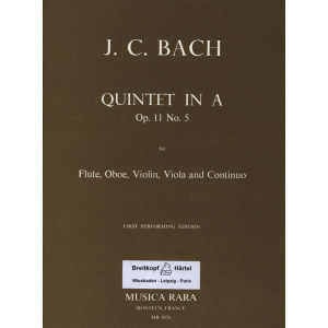 BACH - Quintet in A major Op. 11 No. 5
