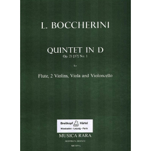 BOCCHERINI - Quintet in D major Op. 21/1
