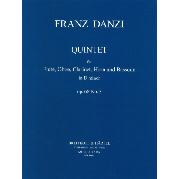DANZI - Quintet in D minor Op. 68/3